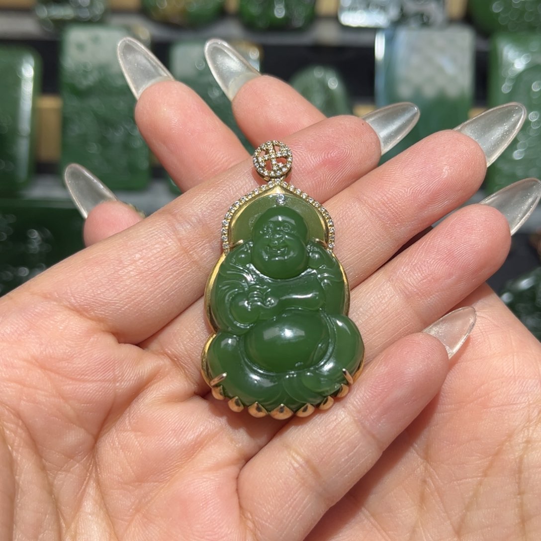 和田玉挂件未镶嵌