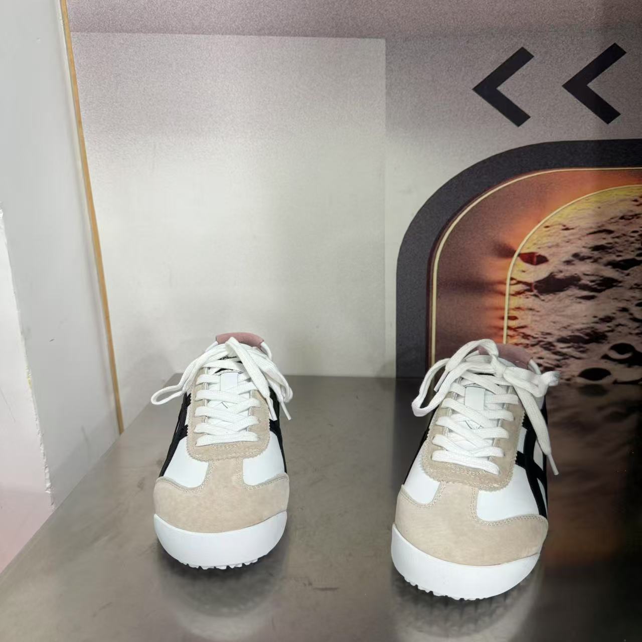 29866春夏新款2025圆头系带韩版简约休闲板鞋潮流百搭ins