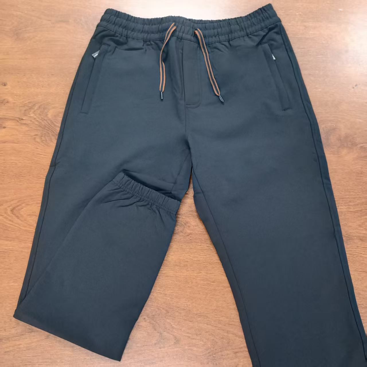 Z男士舒适百搭口袋拉链休闲束脚卫裤（卡码拍小）