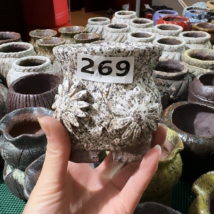 内口7高8粗陶手工制作