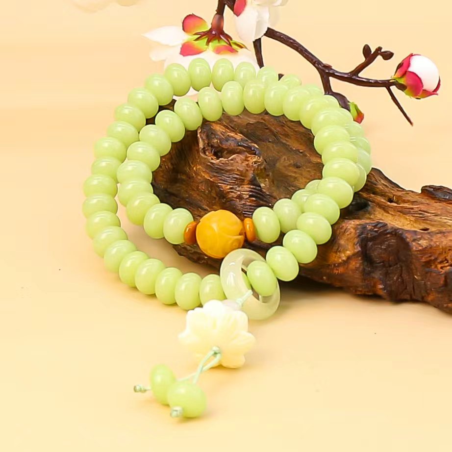 HN1200青菩提-精品手串（无礼盒）