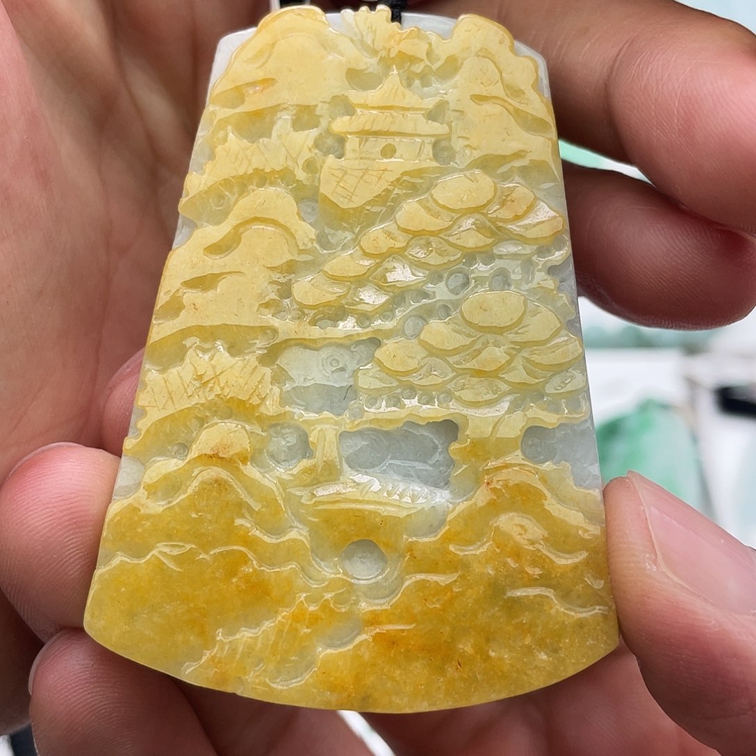 颈饰未镶嵌翡翠翡翠