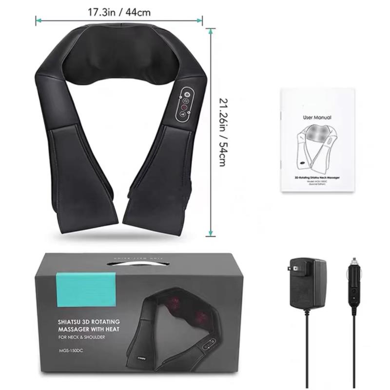 99新  退件 掉皮  英规 披肩按摩仪直流舒适颈椎按摩