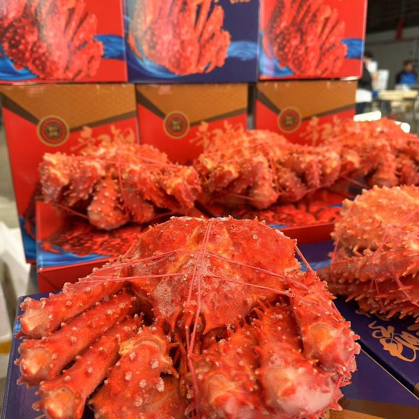 熟冻帝王蟹.缓化后即可食用.四种规格任选 顺丰发货