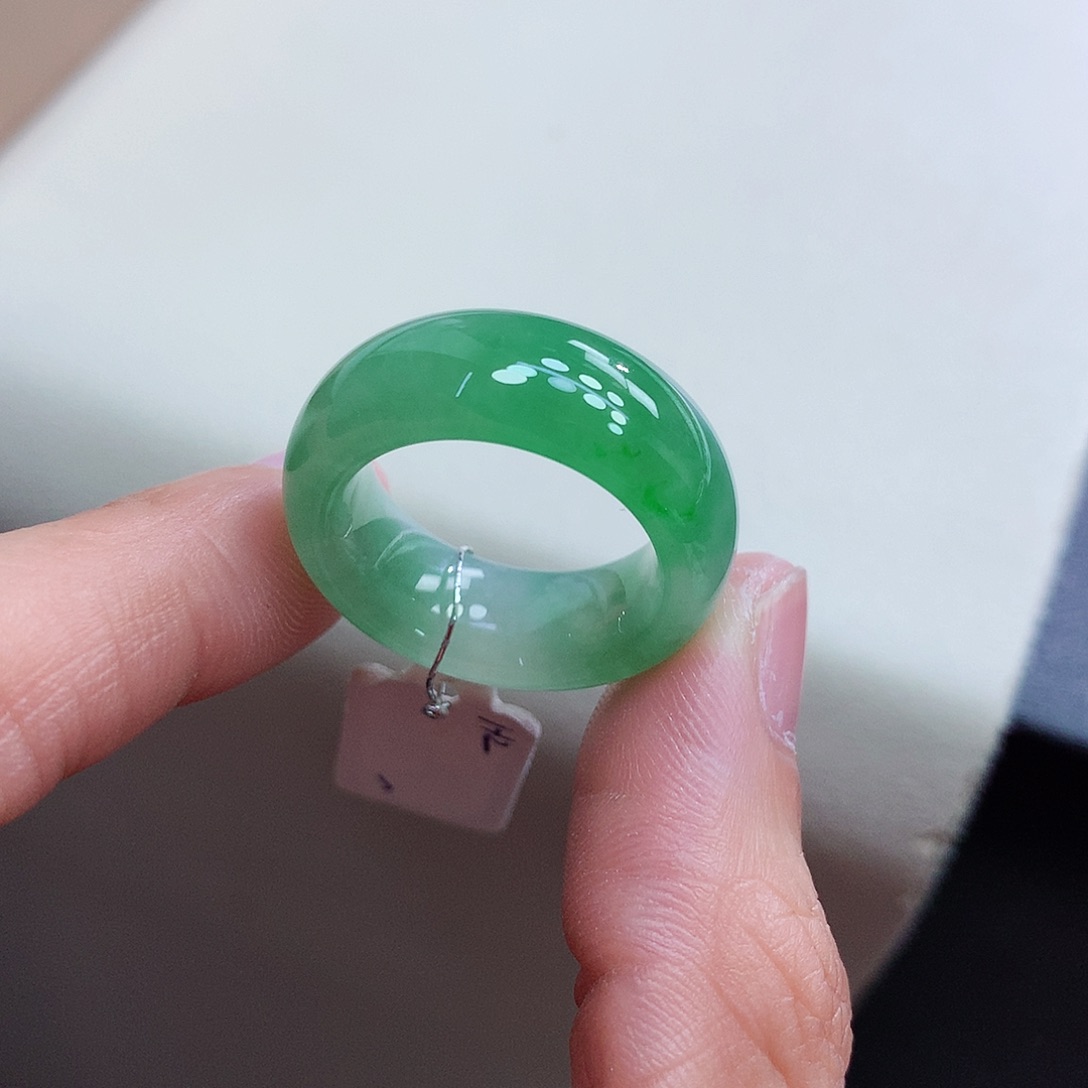 未镶嵌戒指翡翠16-17号