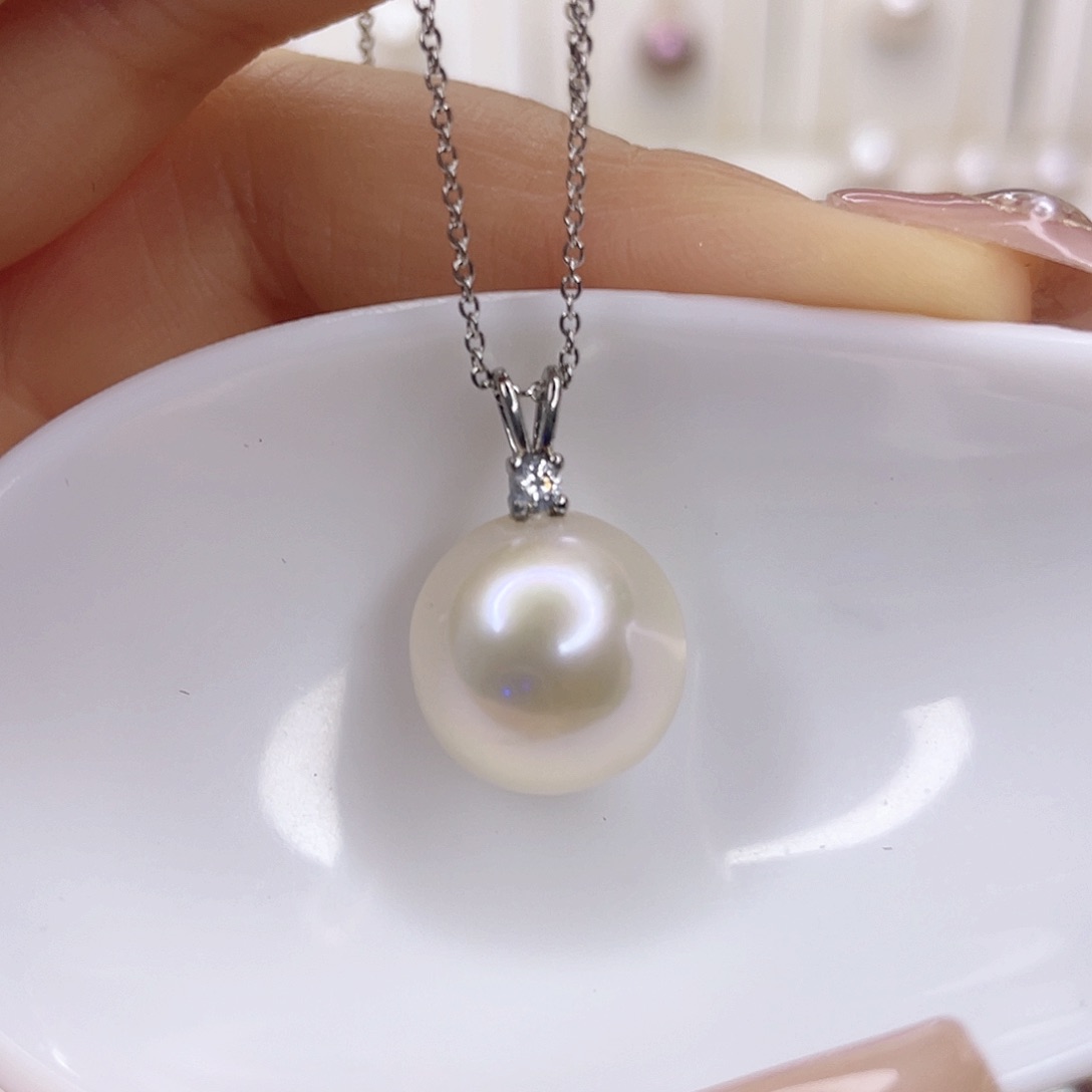 淡水珍珠未镶嵌吊坠(赠链)