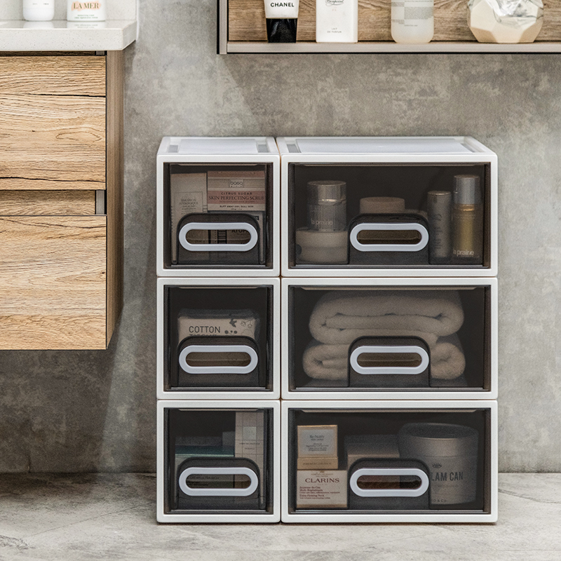 衣柜带抽屉衣橱/衣帽间收纳柜收纳箱置物架文具玩具抽屉式储物柜