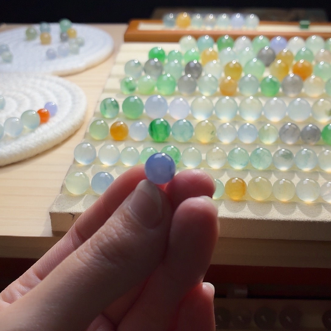 心***茜翡翠散珠翡翠1098