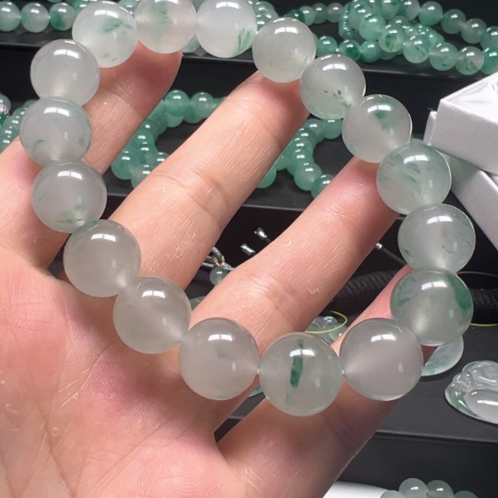 石英质玉手链未镶嵌芬***橘