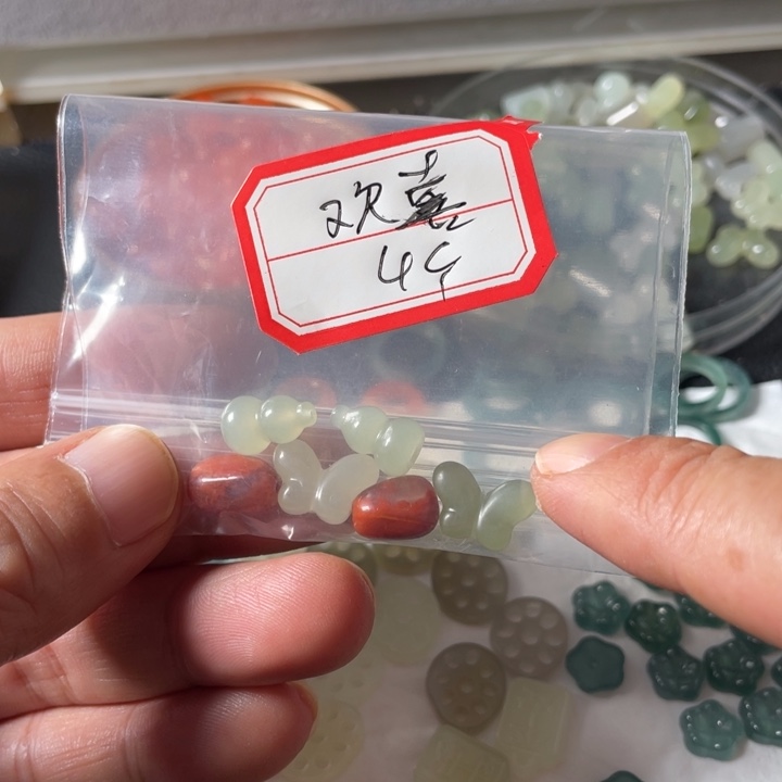 颈饰未镶嵌和田玉歡*囍