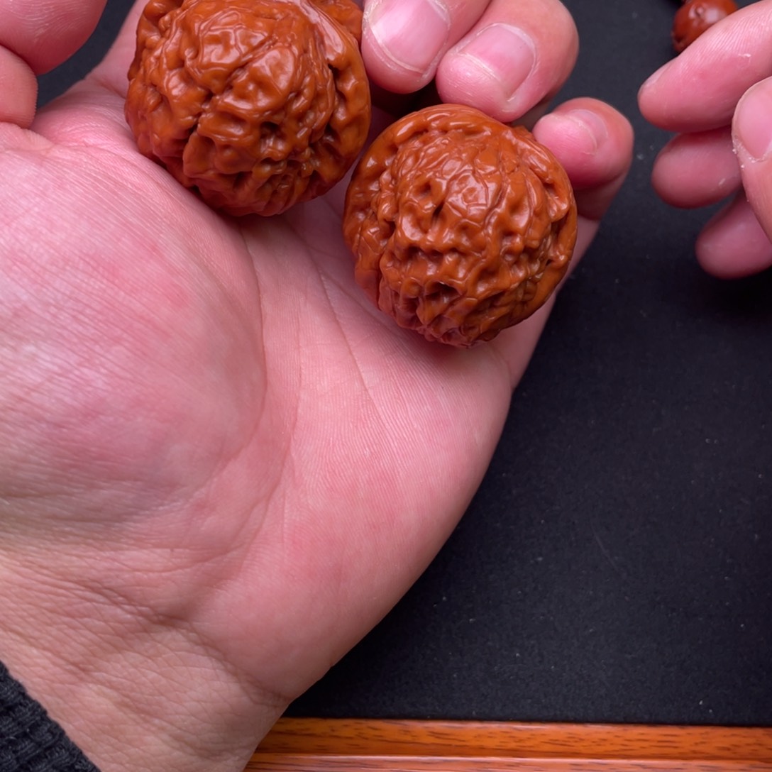 文玩核桃把件001甲骨文