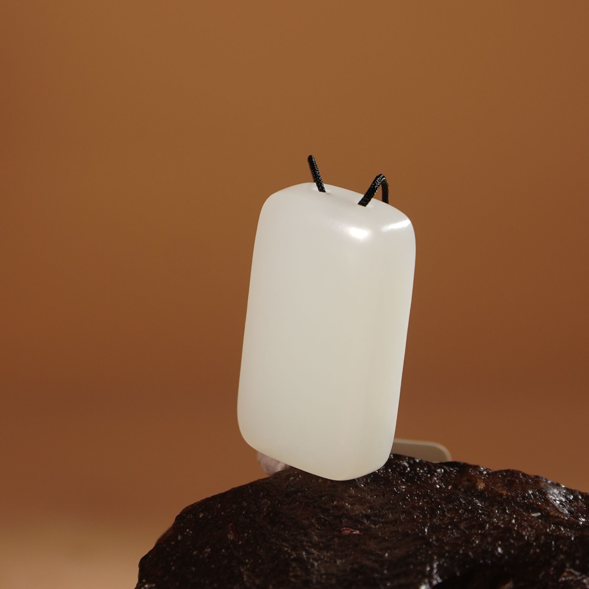 HA00502和田玉白玉无事牌吊坠