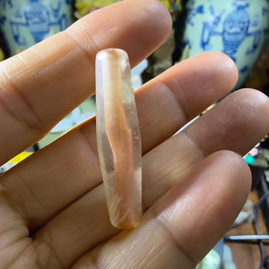 军***定玛瑙/玉髓未镶嵌戒指精美物品精美物品