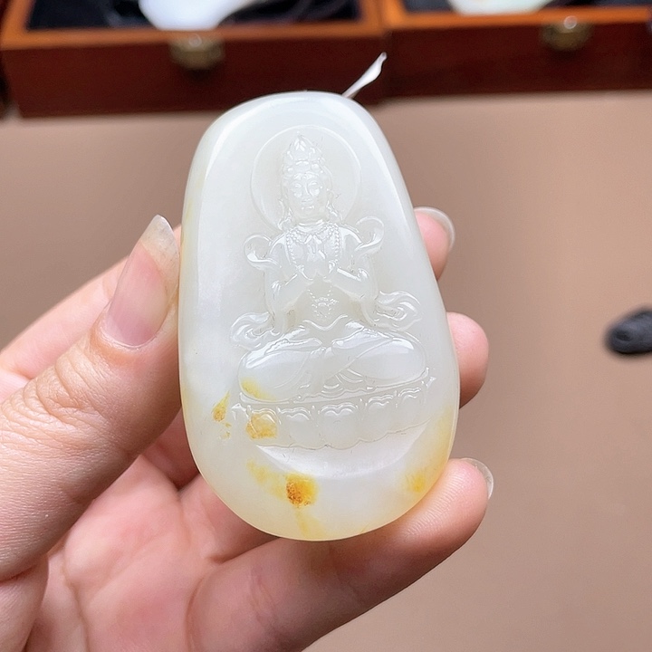 和田玉挂件未镶嵌F