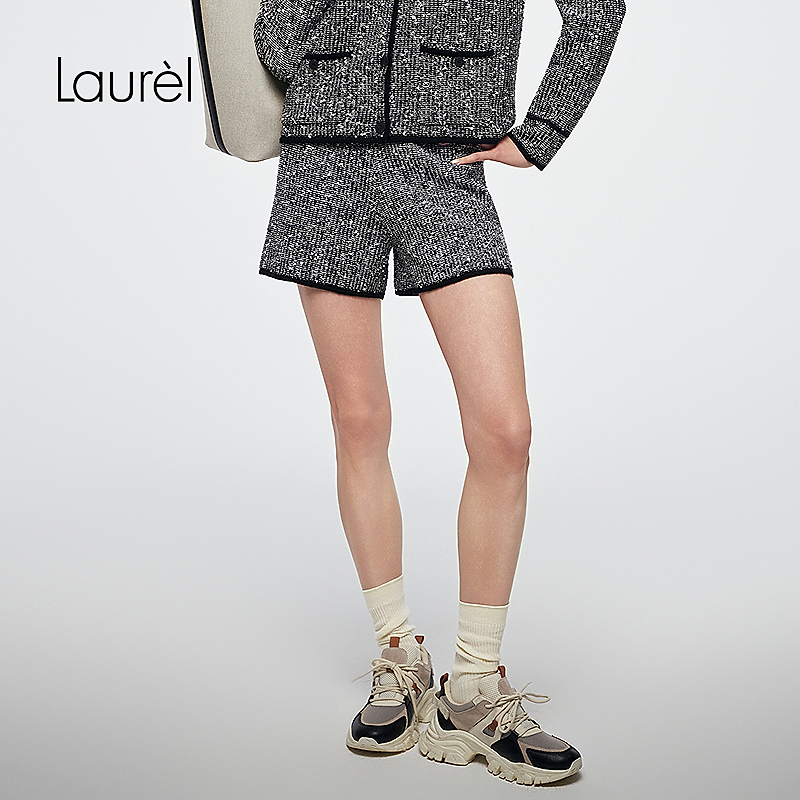 Laurel劳芮25秋新款高腰短裤LWD363M01000
