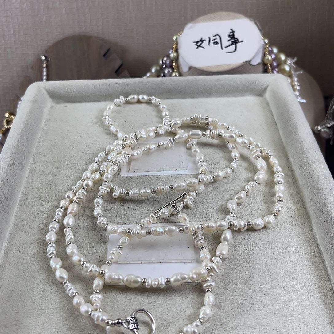 淡水珍珠毛衣链未镶嵌【纯恬】