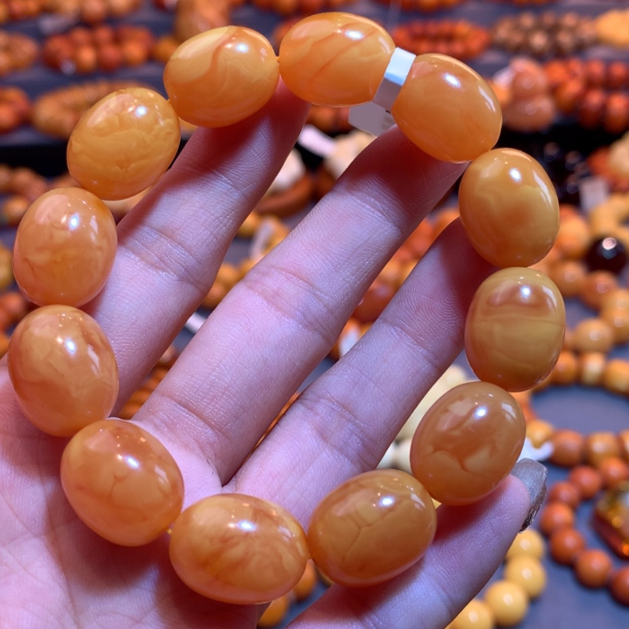 【闪购商品】未镶嵌琥珀手链蜜蜡