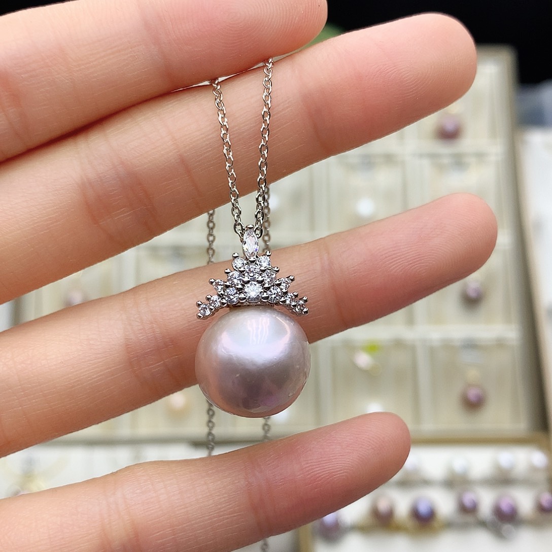 淡水珍珠颈饰合金