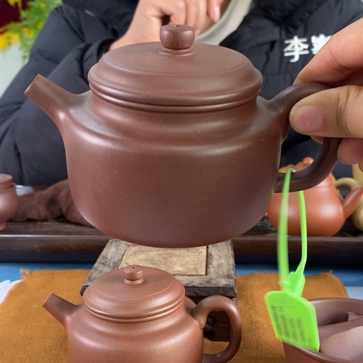 紫砂茶壶底槽清德钟230左右的容量