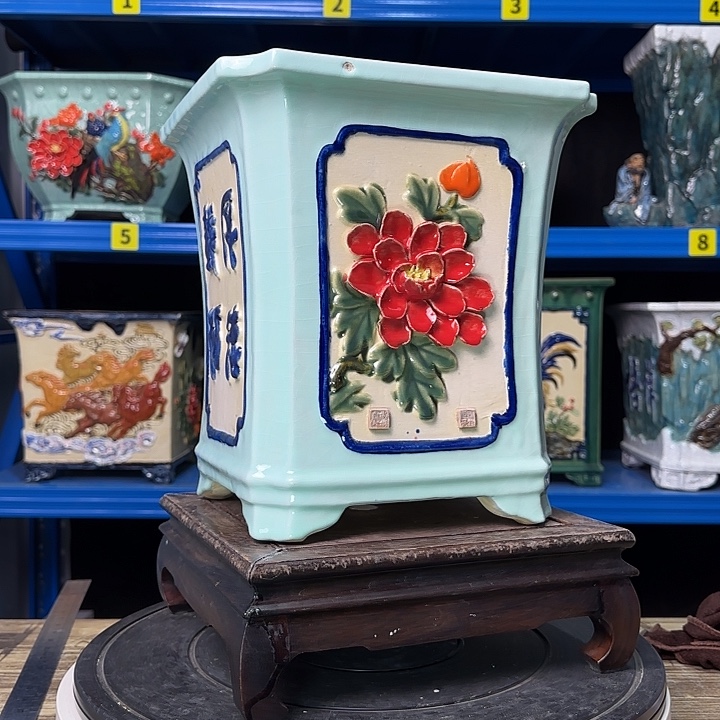 刘***弟石湾盆石湾盆石湾盆微瑕