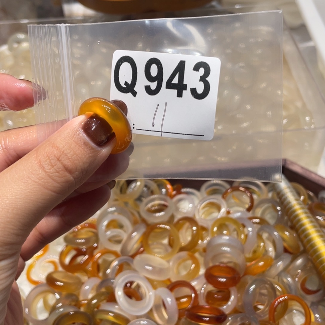 玛瑙/玉髓未镶嵌戒指943