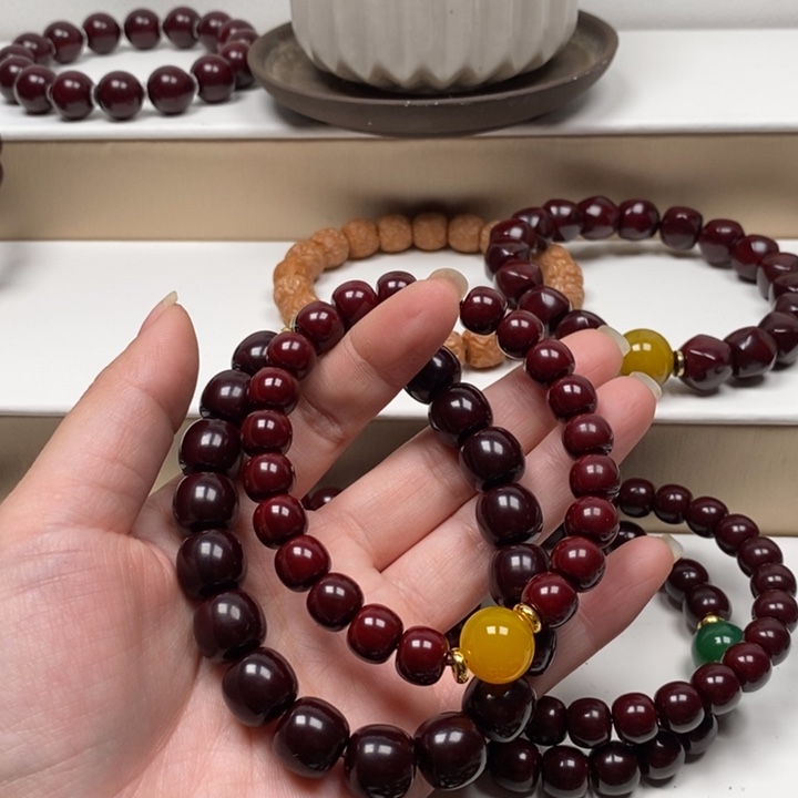 核桃手串/手链五*钱猴头雕刻