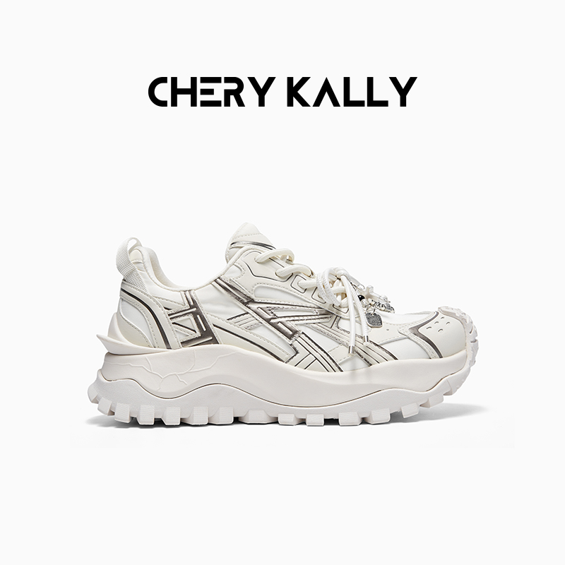 CHERY KALLY透气老爹鞋时尚休闲鞋女鞋秋复古潮流运动鞋963LD5559