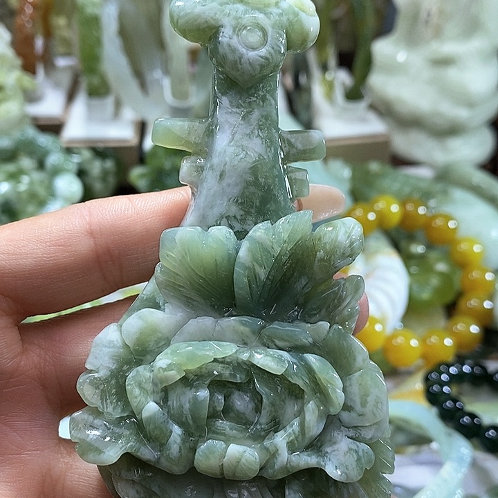 岫玉岫玉手把未镶嵌