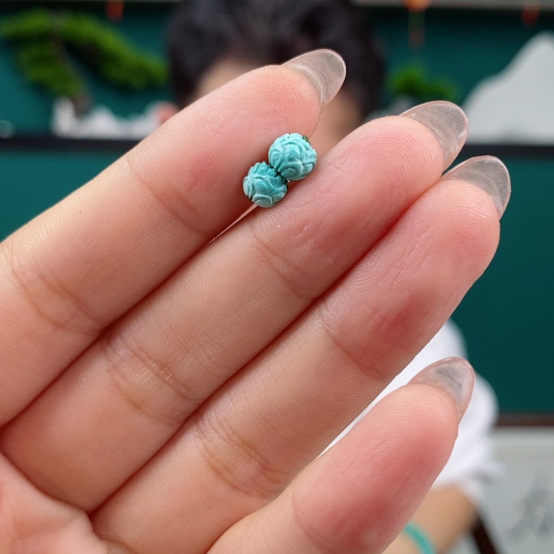 绿松石珠宝奇石未镶嵌