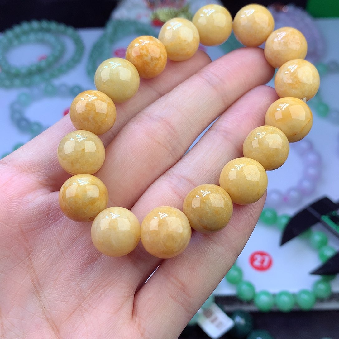 翡翠未镶嵌毛衣链