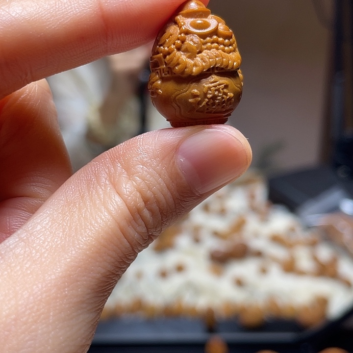吊坠橄榄核聚宝盆