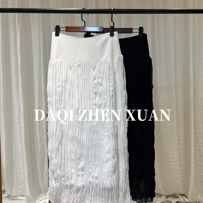 【大齐甄选】极简时尚百搭减龄半身裙 25-92755