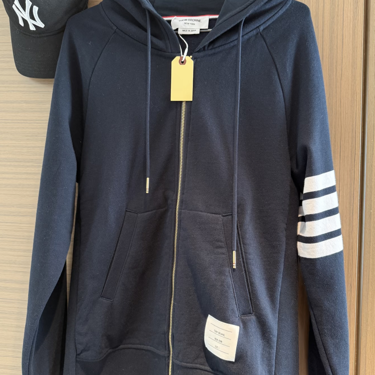 99新 THOMBROWNE tb藏蓝色四道杠外套