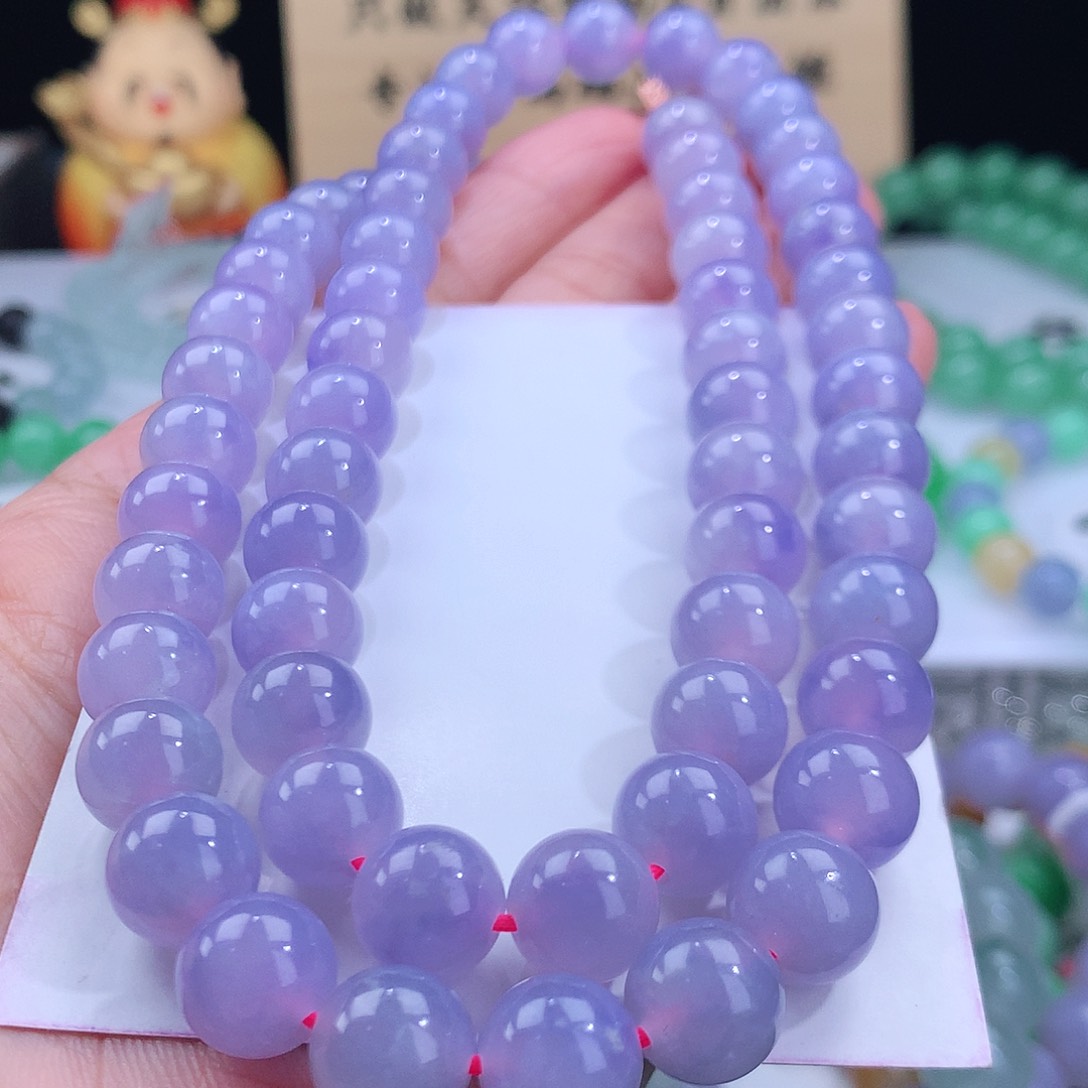 翡翠手链未镶嵌卡10mm