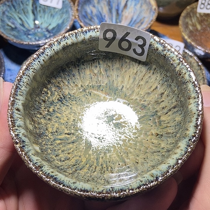 茶盏龙窑柴烧柴烧落灰