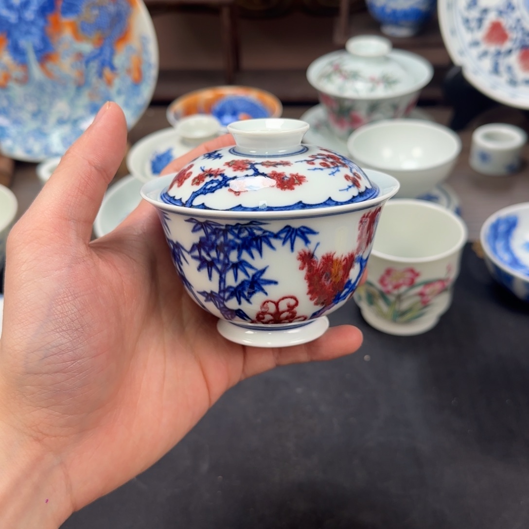 杯十*a景德镇手工手绘陶瓷