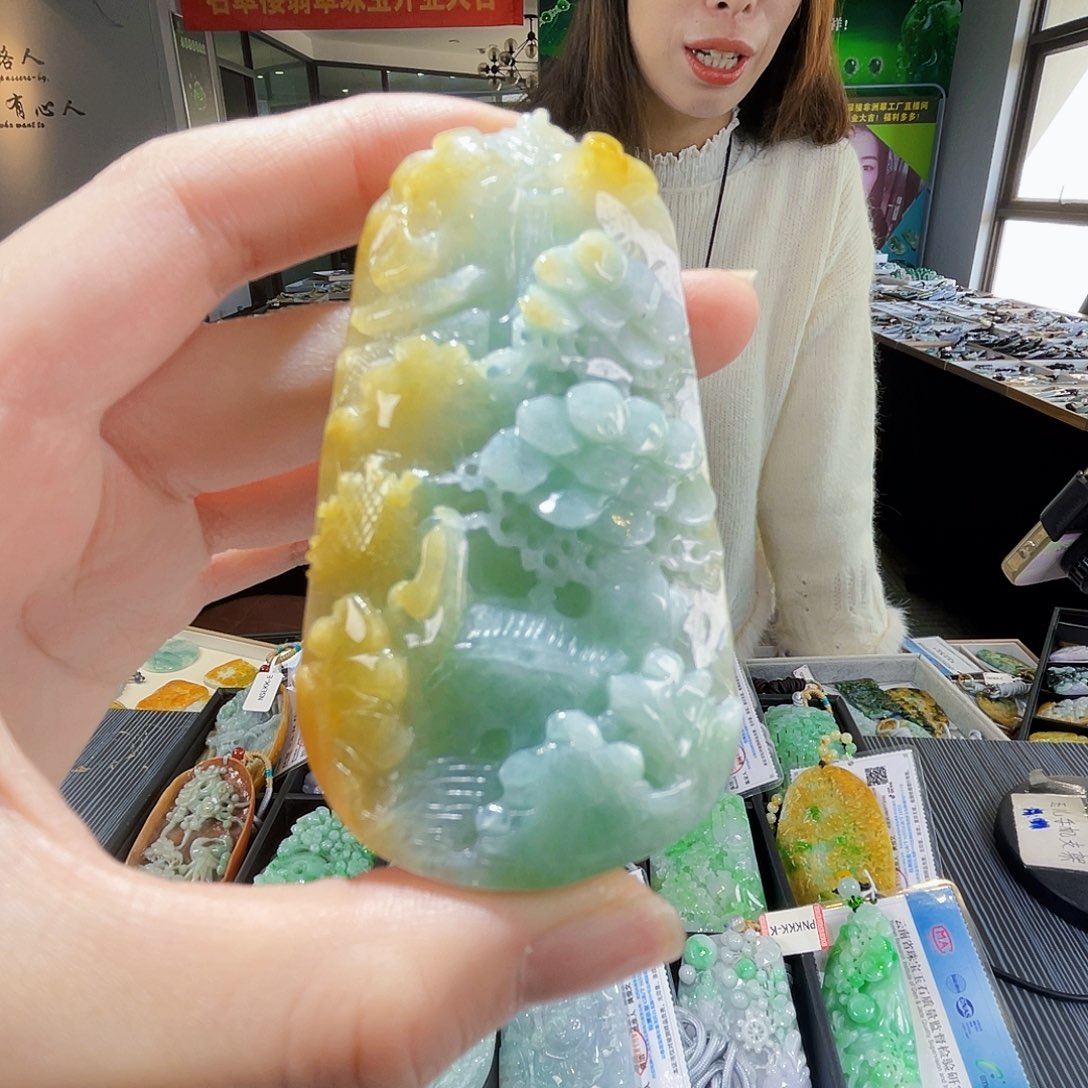 颈饰未镶嵌翡翠翡翠