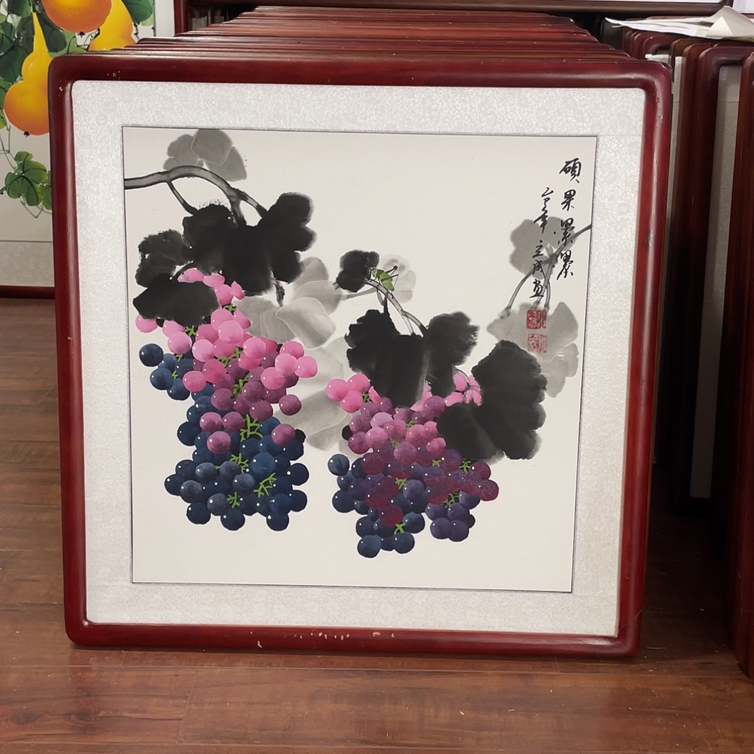 国画带框尺寸63*63厘米