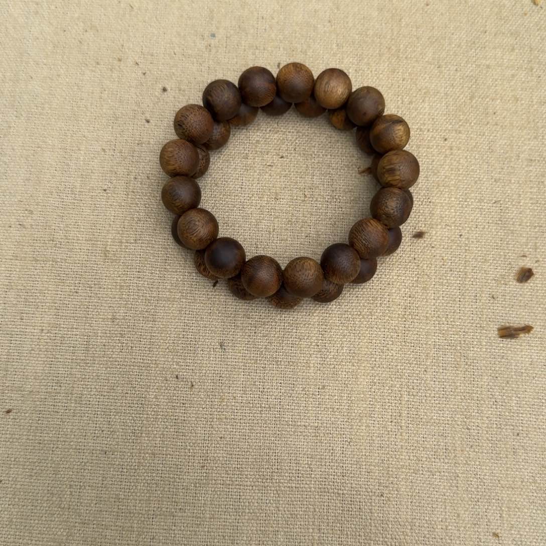 沉香手串绿奇楠单圈约1.3-15多样性发一条