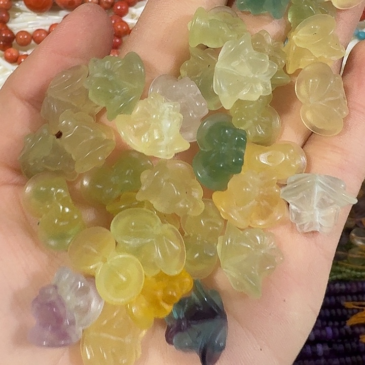 玛瑙/玉髓合金珠宝半成品2个铃铛