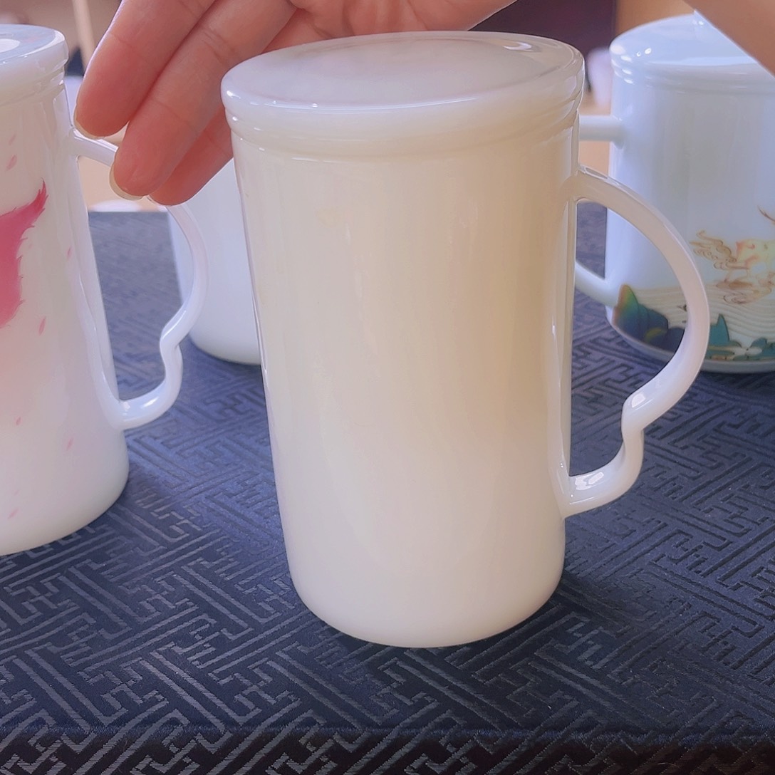 瓷片用****0璞玉瓷办公杯