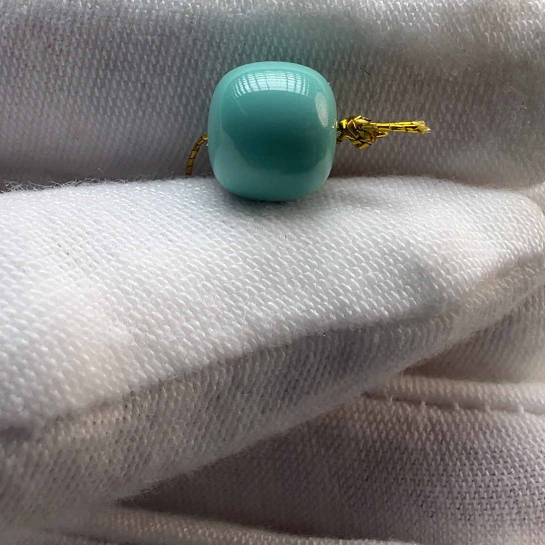 绿松石未镶嵌配饰8.4*7.6