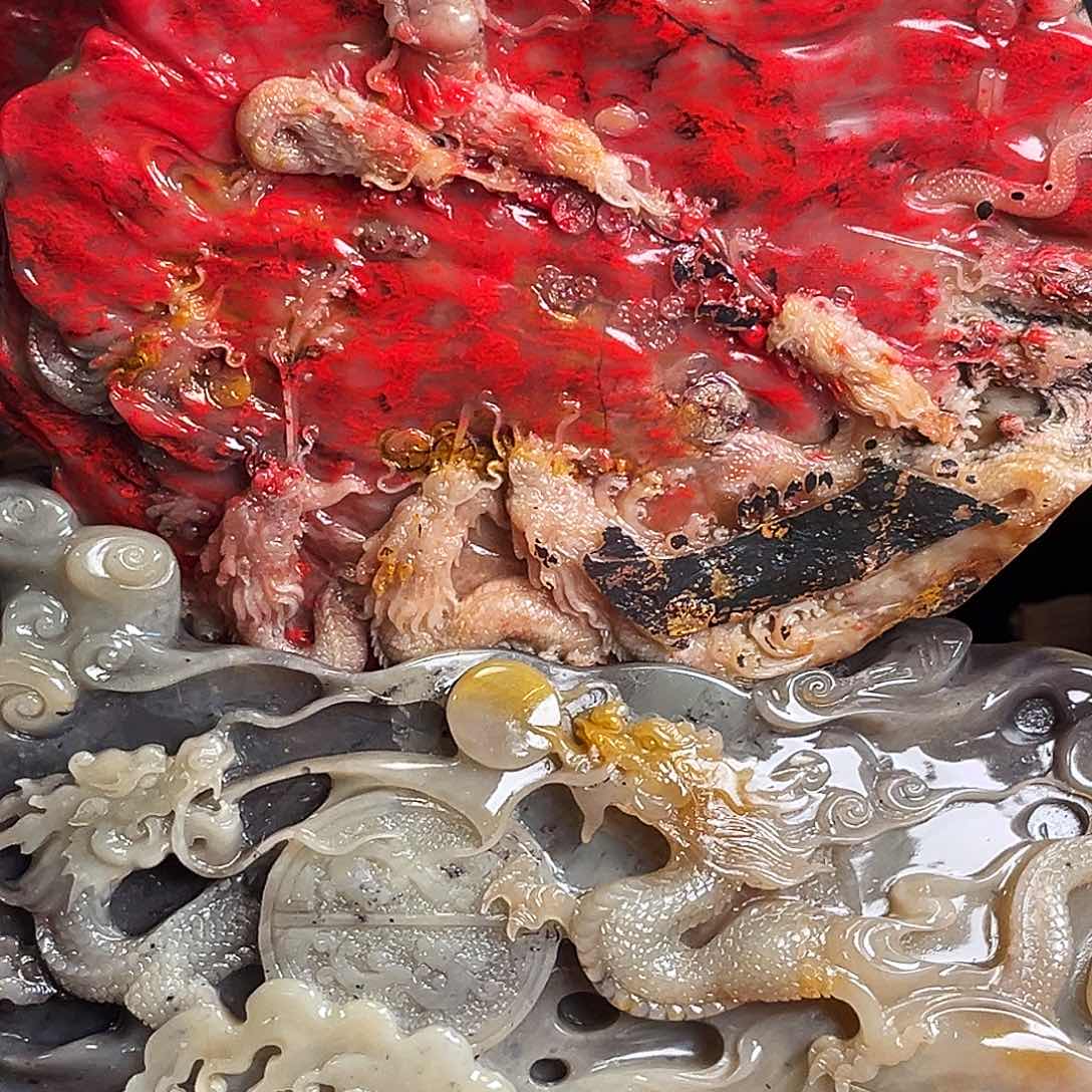 昌化石其他鸡血石摆件