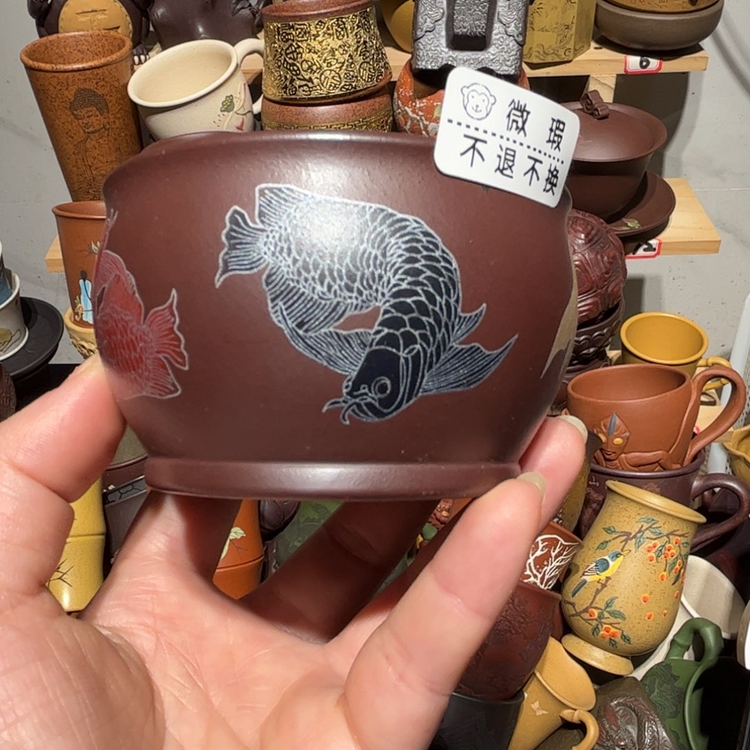 紫砂茶杯宜兴紫砂主人杯