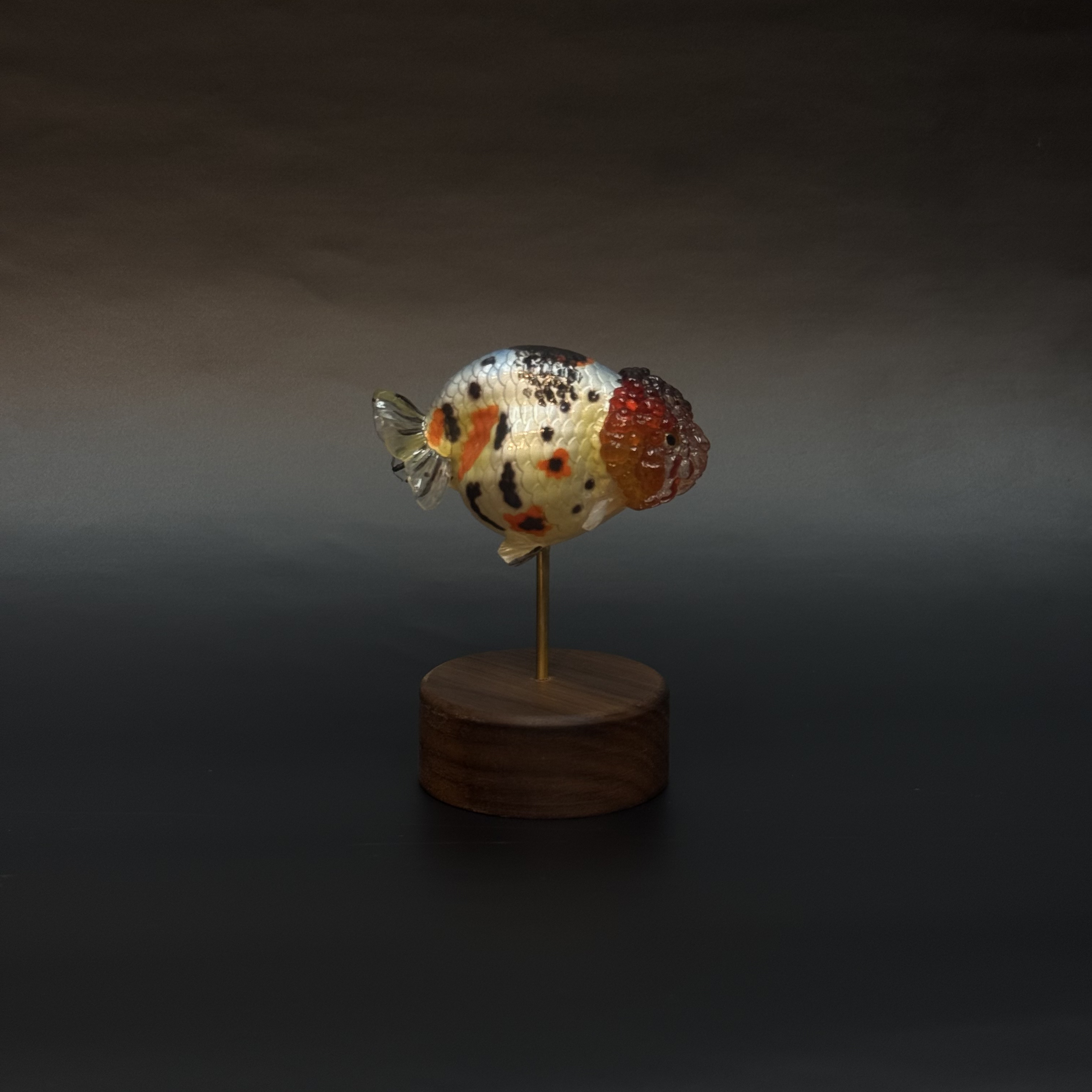 兰寿纯手工上色模型，桌面装饰品摆件。