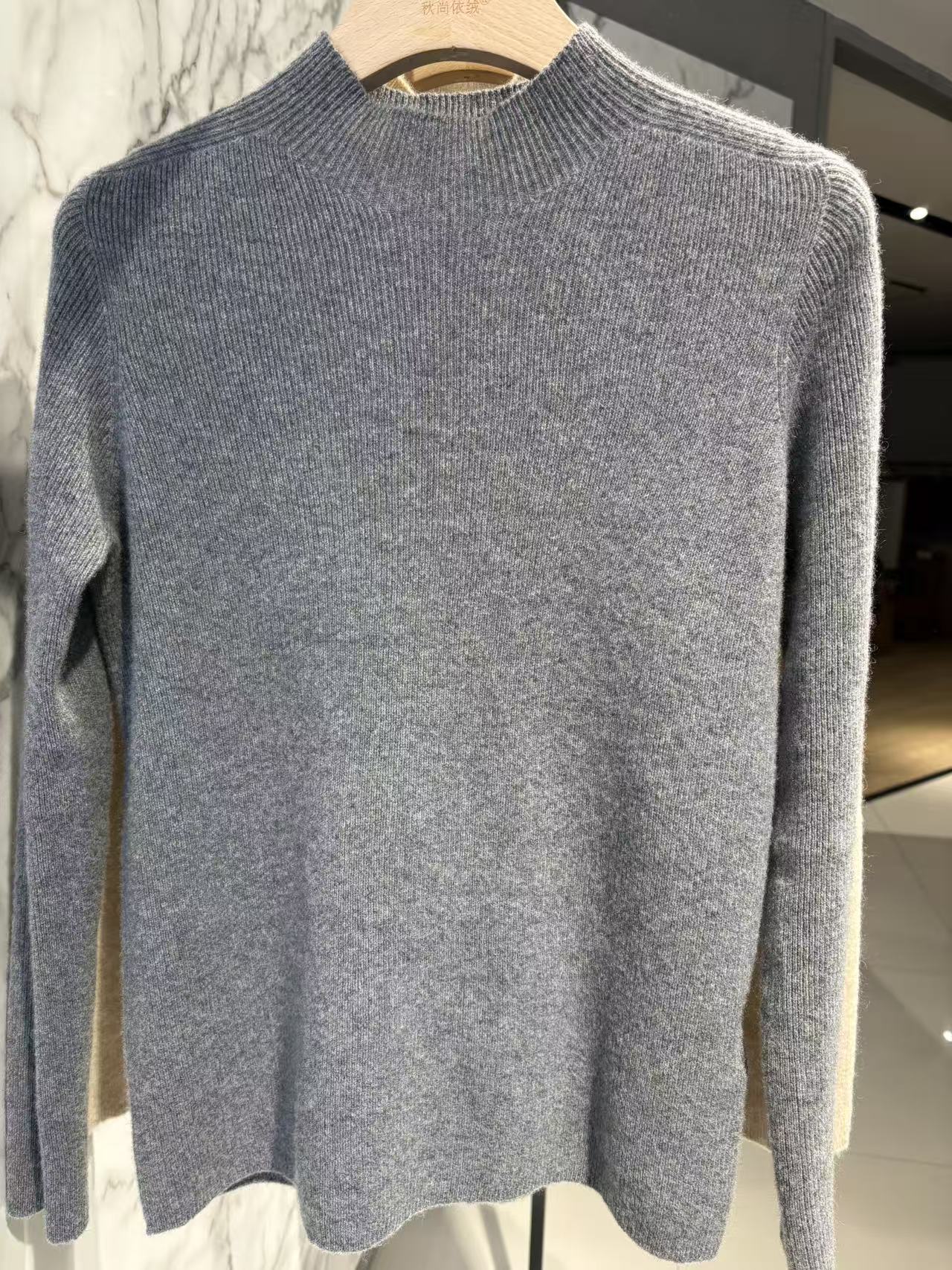 10-555女士100分山羊绒舒适百搭女上衣