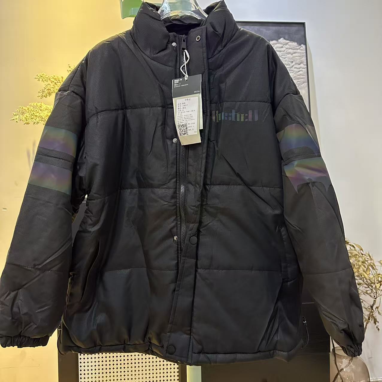 潮流韩版棉服宽松型外套男女同款冬季棉服韩版秋冬加厚078