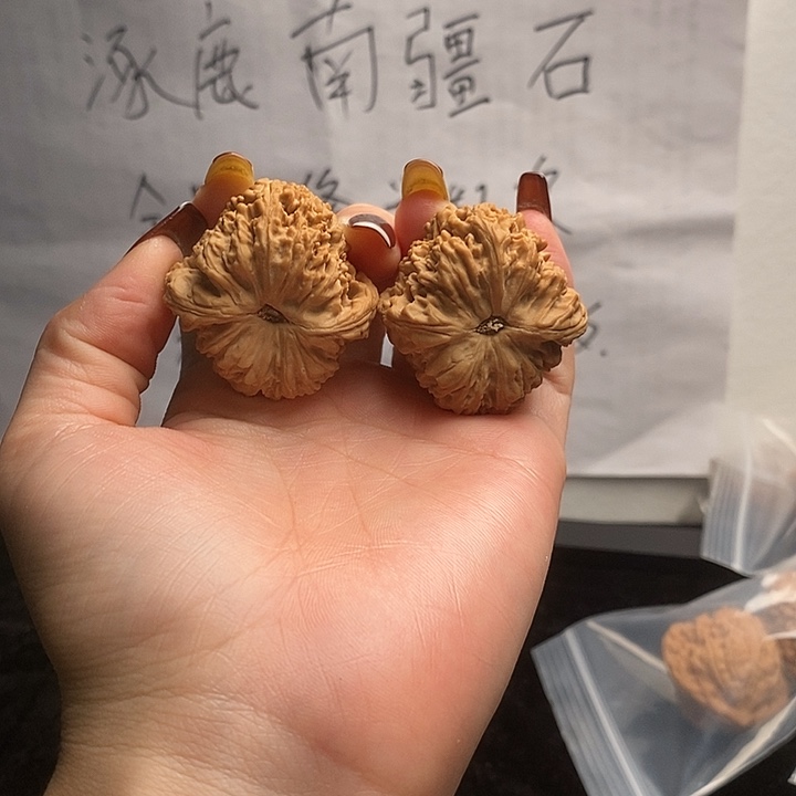 中***国把件文玩核桃涿鹿