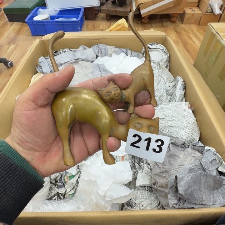 瓷片金*工艺品摆件瓷器摆件正能量