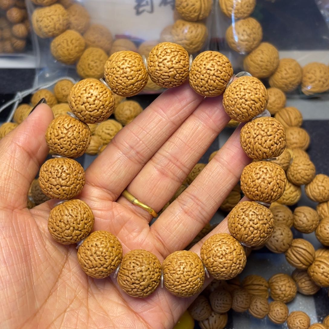 手串桃核勿**好17.4蚂蚁蛋手串